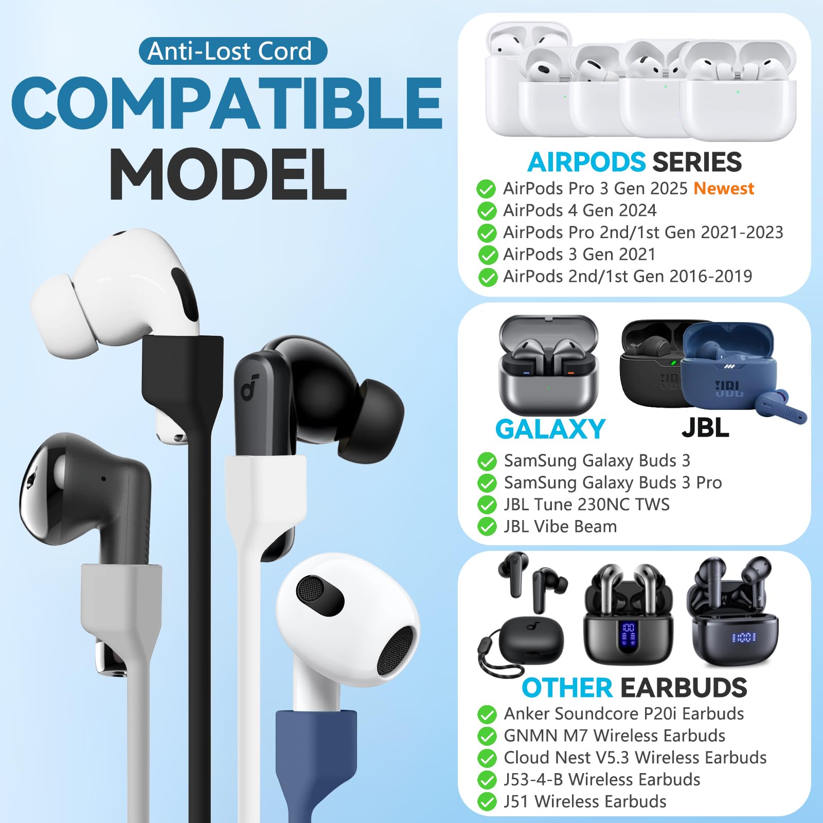 Amazon.com: Ultra Strong Magnetic Anti-Lost Strap for AirPods Pro